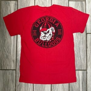 University of Georgia Bulldogs Red/Black T-Shirt